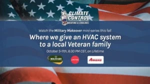 Climate Control Will Soon Be Providing An HVAC System To A Local Veteran Family! Climate Control Will Soon Be Providing an HVAC System to a Local Veteran Family! | Climate Control Heating and Cooling, Inc
